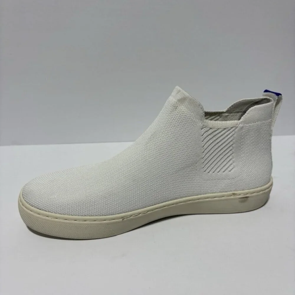 Rothy’s Women’s The Chelsea Boots White, Size 8.5 M